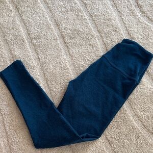 beyond yoga blue spacedye small leggings